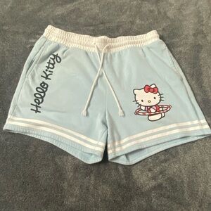 Hello Kitty Sky Blue Athletic Shorts